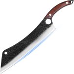 Oayew - couteau brisket de 30, 5 cm - lame longue a d�couper - forg� a la main - lame de marteau - cadeau ...