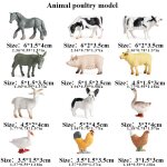 Oenux - figurines d'action miniatures montessori, requin, cheval, dinosaure, ensemble de modles d'animaux, ...