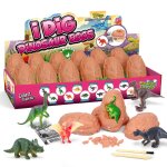 Oeuf de dinosaure scientifique pour enfants, jouets miniers, jouets d'arch�ologie, vorannosaurus, mod�le ...