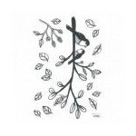 Oiseau sur une branche autocollant mural a3 enchanté lilipinso Oiseau sur une branche autocollant mural a3 enchanté lilipinso