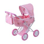Olivia's little world 'twinkle stars' d�lux poup�e poussette rose ol - 00011