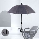 Ombrelle universelle poussette et landau - parasol poussette avec protection solaire uv 50 + / diam�tre ...