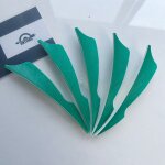 Ontfihs - plumes de flche de 4 pouces, accessoires de pche, 100 pices - type steel blue