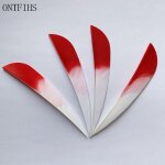 Ontfihs - plume de flche goutte d'eau, pche au tir  l'arc, vritables plumes pour flches, bricolage, ...