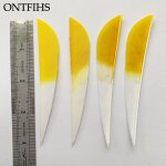 Ontfihs - plume de flche goutte d'eau, pche au tir  l'arc, vritables plumes pour flches, bricolage, ...