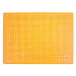 Orange - tapis de coupe auto - gurissant, lignes de grille a4, carte artisanale, tissu, carton en cuir, ...