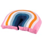 Oreiller arc - en - ciel en forme de u pour enfants, d�coration de chambre, coussin de cou, mignon b�b�, ...