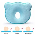 Oreiller bébé en mousse a mémoire de forme bio 26 x 22 x 3, 5 cm ours bleu pour nouveau - né de 0 a 1 ... Oreiller bébé en mousse a mémoire de forme bio 26 x 22 x 3, 5 cm ours bleu pour nouveau - né de 0 a 1 ...