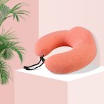 Oreiller de camping en mousse a m�moire de forme, oreiller de soutien pour le cou, appui - t�te, voyage ...