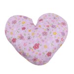 Oreiller de couchage confortable en coton pp en forme de cur pour bb, oreiller de soutien de la tte ...