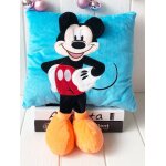 Oreiller de couple dessin anim mickey minnie, coussin de voiture, poupe mickey mouse, jouet en peluche, ...