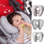 Oreiller en forme de u pour b�b�, positionneur de sommeil doux, t�te, cou, si�ge de voiture, protection ...