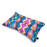 Oreiller gonflable automatique pliable, coussin de plage pour voyage en plein air, appui - t�te de voiture ...