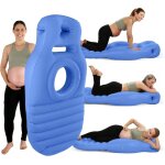 Oreiller de grossesse gonflable, matelas de grossesse, flotteur de maternité complet avec trou pour le ... Oreiller de grossesse gonflable, matelas de grossesse, flotteur de maternité complet avec trou pour le ...