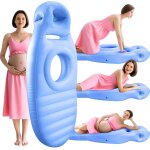 Oreiller de grossesse gonflable avec trou pour le ventre et la tête ¿ matelas gonflable de maternité ... Oreiller de grossesse gonflable avec trou pour le ventre et la tête ¿ matelas gonflable de maternité ...