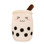 Oreiller en peluche, coussin de c�lin, kawaii, en peluche, simulation de dessin anim�, cylindrique, pour ...