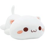 Oreiller en peluche, coussin poup�e chat mignon, jouet d'anime doux cartoon, traversin oreiller de canap� ...