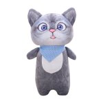 Oreiller en peluche pour enfants, chat debout, pp coton, rouille electrique, joli coussin de canap�, ...