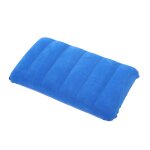 Oreiller pliable de voyage, coussin de repos gonflable, portable, bleu, 47x30cm, 1 pice