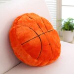 Oreiller rond en peluche moelleuse et durable avec ballon de football - 35 cm - coussin rond en peluche ... Oreiller rond en peluche moelleuse et durable avec ballon de football - 35 cm - coussin rond en peluche ...