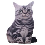 Oreiller de simulation de chat en trois dimensions, 50cm, jouet en peluche, motif de tigre, animal doux ... Oreiller de simulation de chat en trois dimensions, 50cm, jouet en peluche, motif de tigre, animal doux ...
