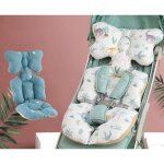 Oreiller universel de soutien de tête de poussette pour bébé, doublure de siège de poussette, tapis en ... Oreiller universel de soutien de tête de poussette pour bébé, doublure de siège de poussette, tapis en ...
