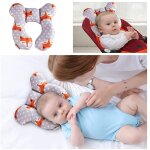 Oreiller de voyage pour b�b� de 0 a 1 an, coussin de soutien de la t�te et du cou pour si�ge auto, si�ge ...