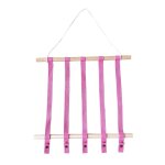 Organisateur de bandeaux et �pingles � cheveux, b�tons en bois tiss�s de style nordique pour filles, ...