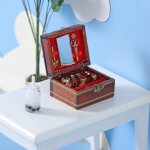 Organisateur de bijoux pour maison de poupe, fait a la main, durable, bricolage 1:12, meubles miniatures, ...