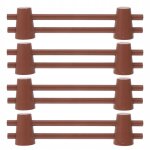 Ornements de clôture en bois jouet parent - enfant 4 pcs Ornements de clôture en bois jouet parent - enfant 4 pcs