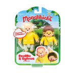 Ouaps monchhichi - 2 figurines : feuillu & sylvus Ouaps monchhichi - 2 figurines : feuillu & sylvus