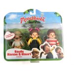 Ouaps monchhichi - 3 figurines : kauri, saule et hanae Ouaps monchhichi - 3 figurines : kauri, saule et hanae