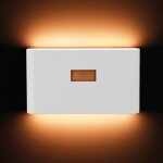 Ourleeme veilleuse led avec d�tecteur de mouvement, lot de 2 veilleuses pour escaliers, lumi�re de mouvement, ...