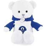 Ours capuche blanc sweat bleu 25 cm doudou et compagnie jo paris 2024