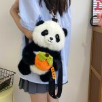 Ours a l'huile mignon jouet en peluche avec sac a dos style kawaii pour femmes couleur panda kung fu ...