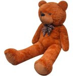 Ours en peluche doux xxl 175 cm marron