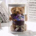 Ours en peluche petit avec bote cadeau crative pour jour des amoureux et anniversaire teddy mignon ...