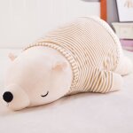 Ours polaire en peluche jouet grand taille pour enfants cadeau pour filles jouet de sommeil poupée en ... Ours polaire en peluche jouet grand taille pour enfants cadeau pour filles jouet de sommeil poupée en ...