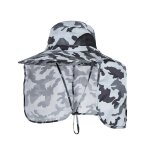 Outdoorbig - casquette d'ombrage solaire unisexe, chapeau de pche, chapeau de poisson suffolk, grosse ...