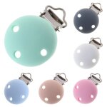 Outils de bricolage en silicone pour b�b� attache - sucette en silicone, anneau de dentition porte - ...