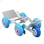 Outil de déplacement de rouleau de pneu d'urgence de chariot de propulseur de pneu plat avec 5 roues ... Outil de déplacement de rouleau de pneu d'urgence de chariot de propulseur de pneu plat avec 5 roues ...