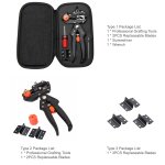 Outils de greffage professionnels kit de scateur de greffier ciseaux de greffage d'lagage d'arbres ...