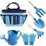 Outils de jardin enfants de jardinage pour enfants set d?outils de jardin outillage de jardin avec sac ...