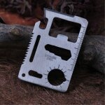 Outil de poche multifonction, bouteille de crédit en plein air, carte d'equipement de survie, gadget ... Outil de poche multifonction, bouteille de crédit en plein air, carte d'equipement de survie, gadget ...