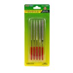 Outillage pour maquette : set de 5 limes diamantes - trumpeter