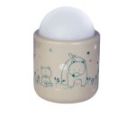Pabobo nomade lumi�re de nuit pour b�b� douille d'alimentation gris led