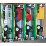Pack de 12 pices de 4 tracteurs avec remorques diffrentes 1 / 32 newray