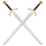 Pack 2 epees en mousse chevalier templier epee templiere Pack 2 epees en mousse chevalier templier epee templiere