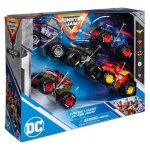 Pack 5 voitures die - cast dc comics monster jam