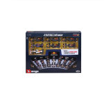 Pack 7 voitures miniatures 1:43 bburago - formule 1 red bull avec pr�sentoir plastique - bburago